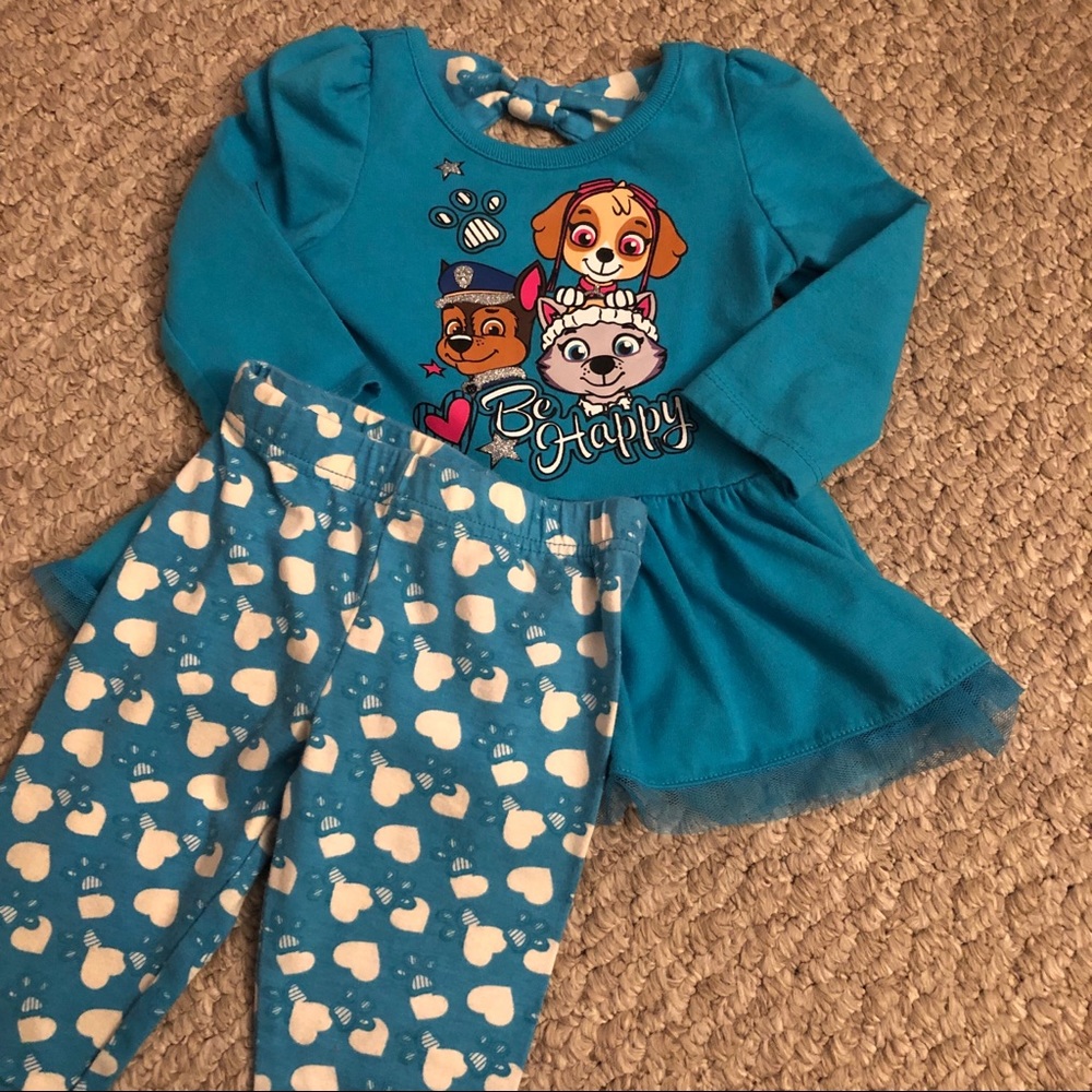 Baby Girl Paw Patrol “Be Happy” Outfit